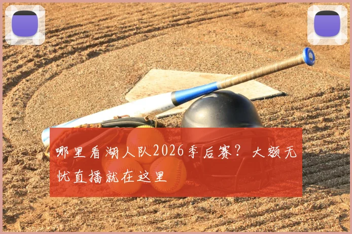 哪里看湖人队2026季后赛?大额无忧直播就在这里
