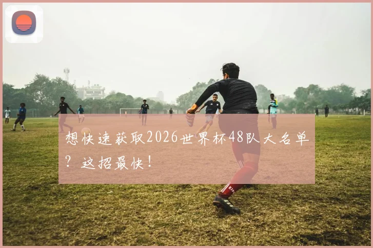 想快速获取2026世界杯48队大名单？这招最快！
